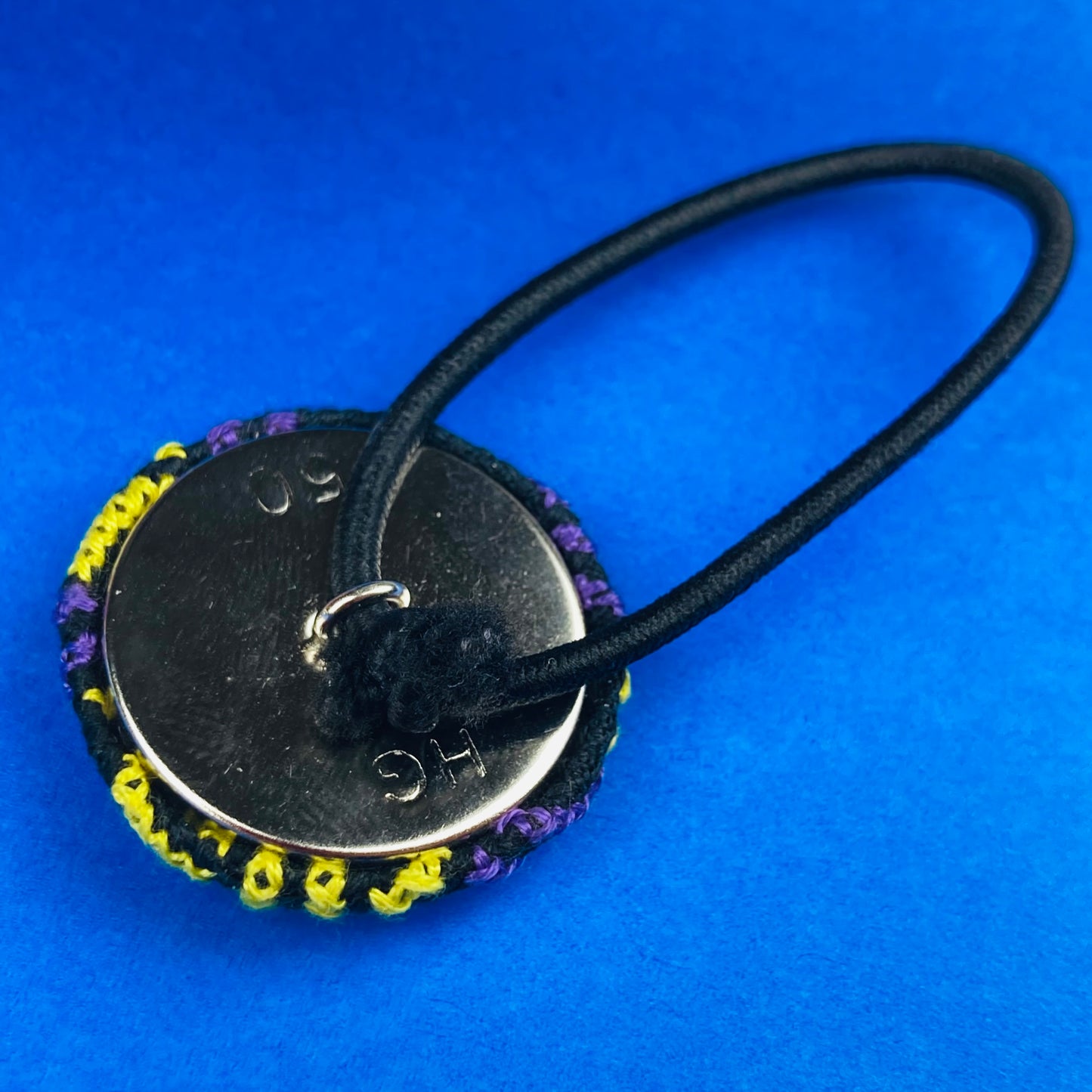 刺繡入りヘアゴム