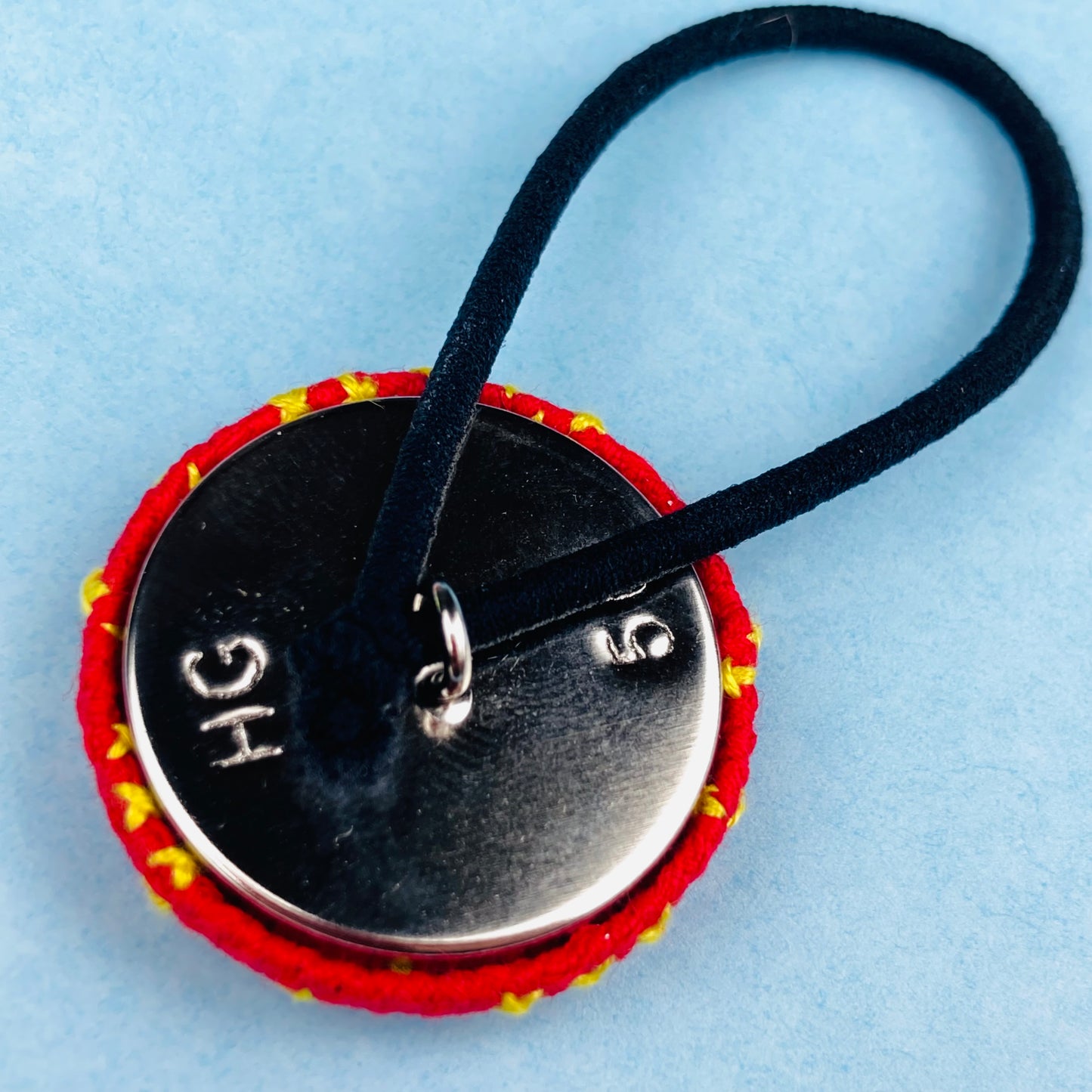 刺繡入りヘアゴム