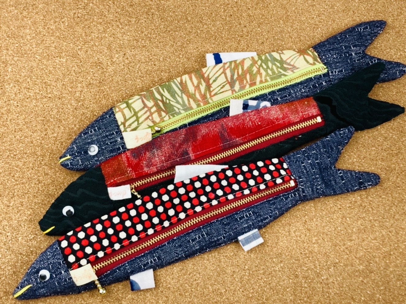 渡波発とれたてさんまのペンケース