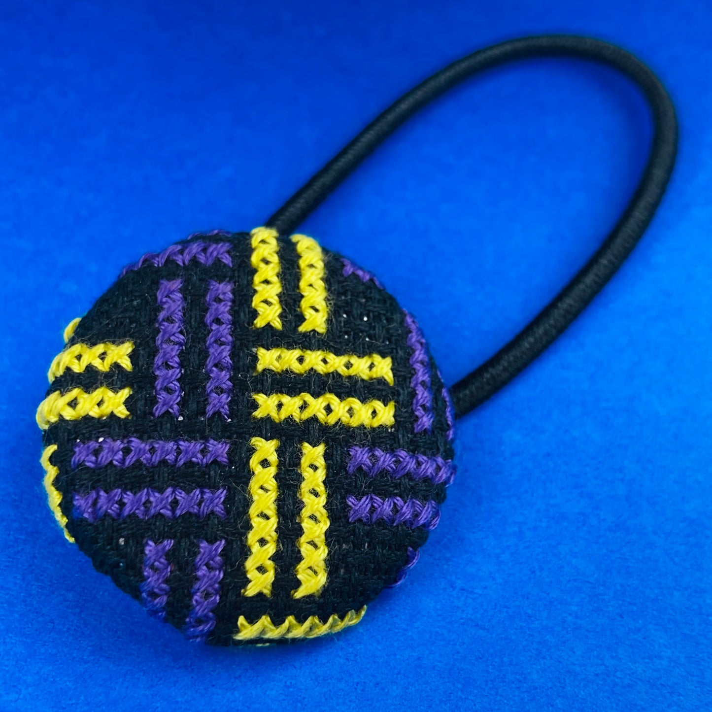 刺繡入りヘアゴム